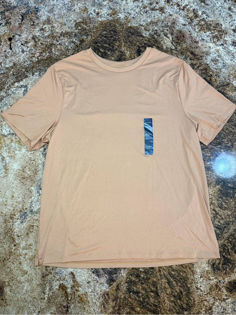 all in motion Short Sleeve Crew Tee in Tan